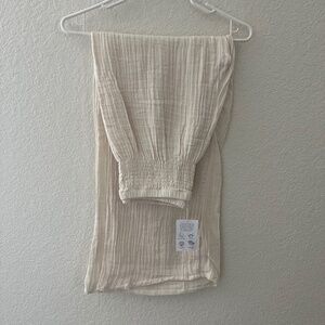 NWT Wide Leg Cotton Pants, size small/petite, Lotus and Luna